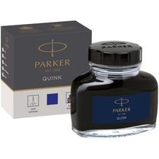 Fountain pen ink bottle blue - ink,