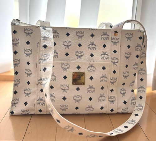 Mcm white tote bag - tote,