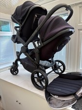 Icandy Peach 7 black Double Pram/Pushchair