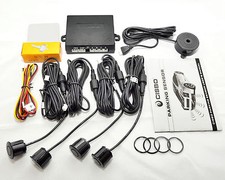CISBO CAR REAR REVERSING PARKING SENSORS 4 SENSOR AUDIO BUZZER ALARM CANBUS KIT