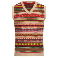 Mens Fair Isle Tank Top