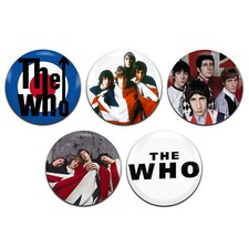 5x The Who Band Mod Rock 25mm