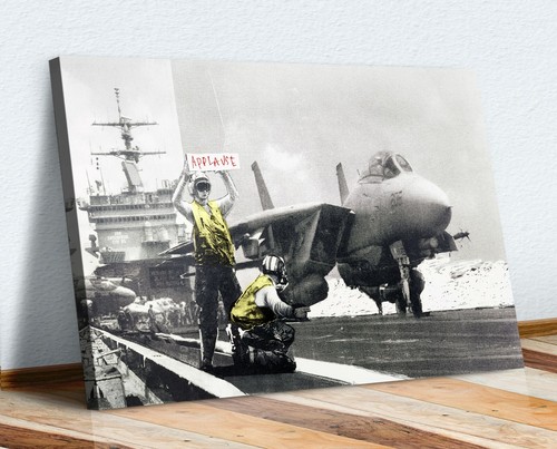 Banksy applause aircraft - banksy,