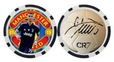 CHRISTIANO RONALDO / MANCHESTER UNITED - POKER CHIP - BALL MARKER ***SIGNED***