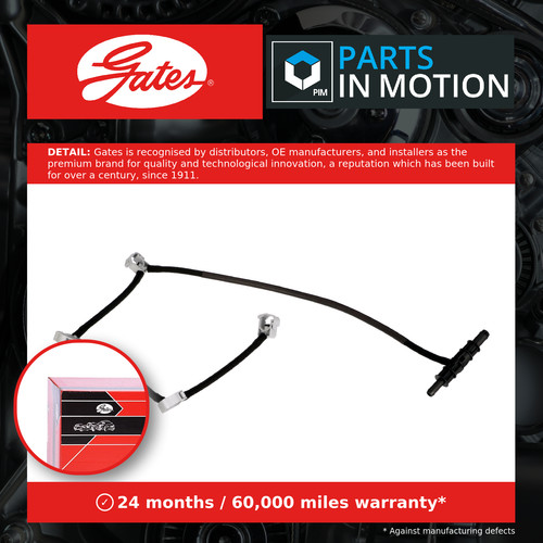 Moulded fuel hose pipe fits - hose,