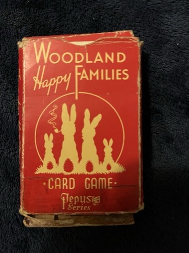 Woodland happy families card - woodland,