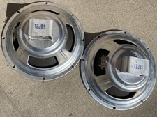Nice 1964 Pair (2) Oxford 12JB1 Alnico 12” Speakers 3.1 / 3.2 DCR