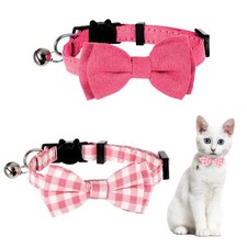 2 Pcs Kitten Bow Tie Collar