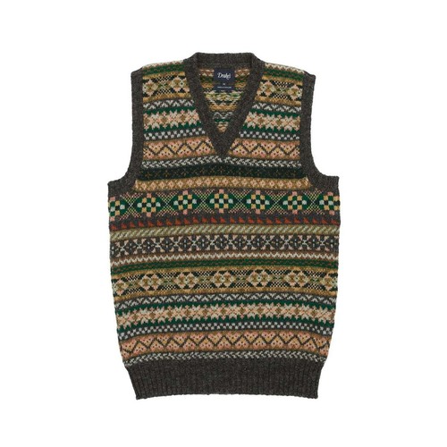 New drake fair isle vest - fair,
