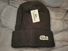 Lacoste Ribbed Beanie Hat -