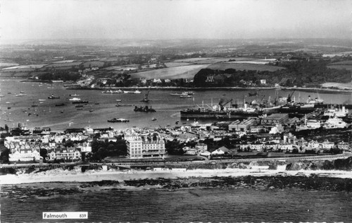 Postcard falmouth from the - -,