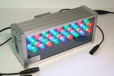 4 x LWW-2-36P RGB Array DMX LED Wall Washer Lamps Landscape Lights in Flightcase