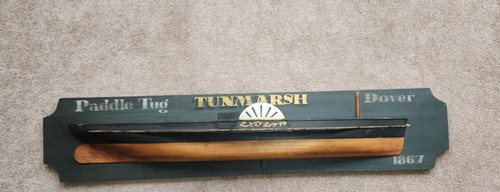 Wooden half hull model - wooden, of