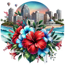 Wall sticker Puerto Rico wall