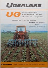Original Ugerlose Self Steering Inter Row Cultivator Brochure, c 1980's