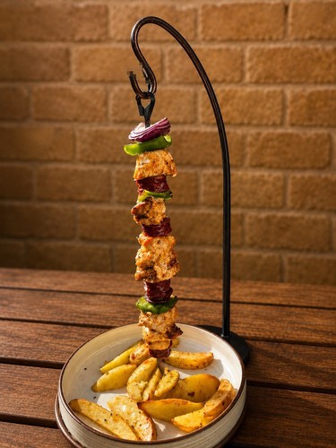 Set hanging kebab stands - of, 4