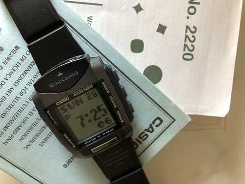 Casio wqv wrist camera - casio, wqv-1