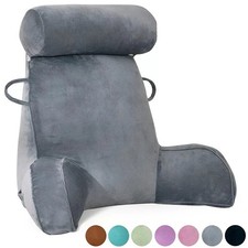 Cuddle Cushion Back Lumbar Support Head Rest Bed Reading Pillow Plump Soft Arms