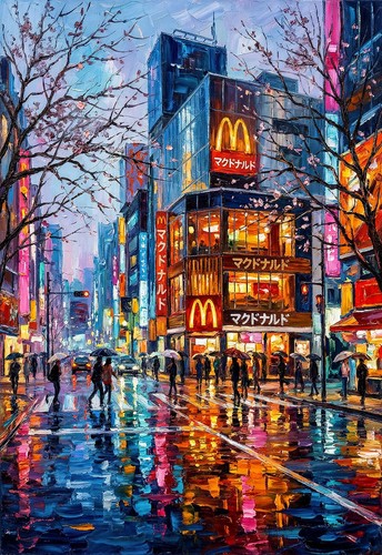 Mcdonalds tokyo shibuya - tokyo, wall
