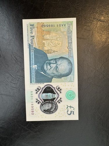 Aa01 pound note aa - £5,