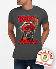 Animal 100% T-Shirt Movie Retro Classic Original Sci Fi Music Muppet