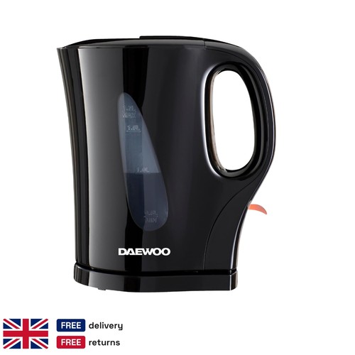 Black electric kettle - 1.7l,
