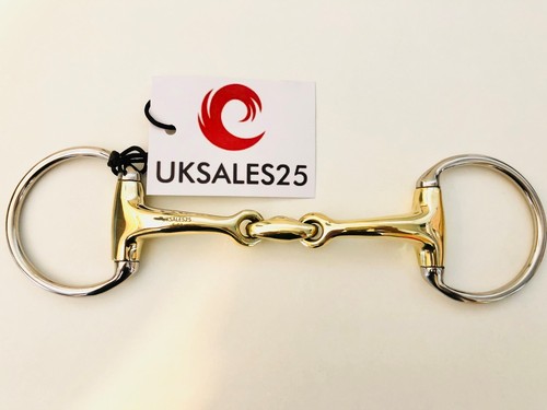 Eggbutt snaffle bit curved - eggbutt,