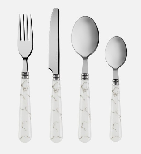 Marble effect handle stainless - handle,