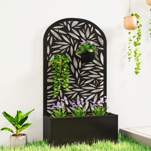 Planter box with - box, privacy