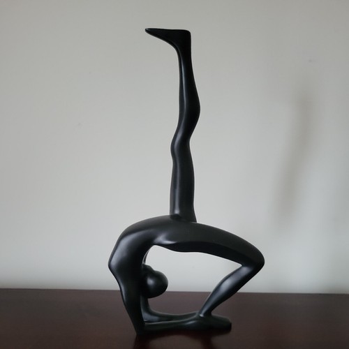 Abstract yoga figure sculpture - abstract,