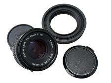Canon FD 50mm f/1.8 Manual Focus Prime Lens – FD Mount SLR