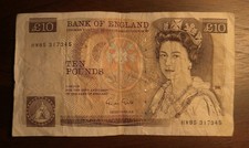 Vintage £10 note Florence