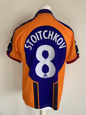 Barcelona Football Shirt 1997-98 Kappa Size S Jersey #8 Stoichkov