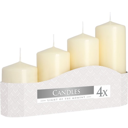 Set pillar candles 50mm - 4,