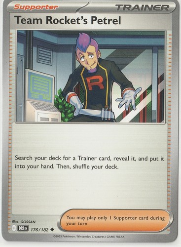 Team rocket petrel - rocket's, uncommon