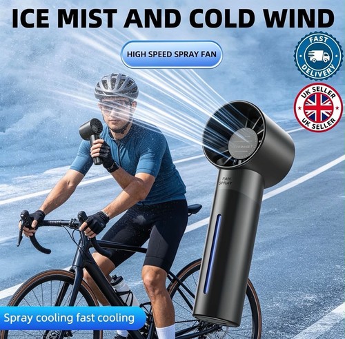 Portable ice mist fan - ice,