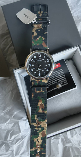 New timex weekender indiglo - new,