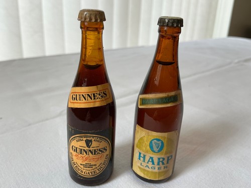Miniature guinness and harp - and,