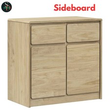 Sideboard Storage Cupboard Highboard Side Cabinet Oak Solid Wood Pine vidaXL