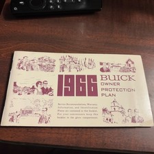 1966 Buick New Car Owner's