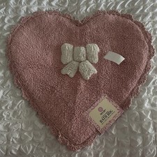 TK Maxx Bow Pink And White bath mat heart shabby chic coquette