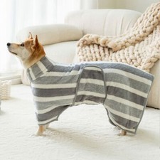 Dog Bathrobe Pet Drying Coat Absorbent Towel Fast Drying Moisture Bath Bags Robe