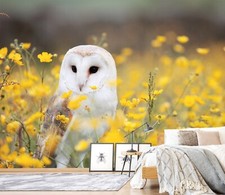 3D Animal White Owl R14591