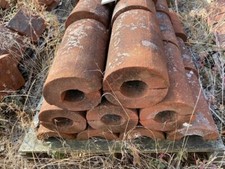 Coping BRICK half-round Suffolk handmade RED :41 LOT, 41ft run 12"x7"x3 1/2"