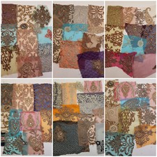 Sari scraps beaded embellished