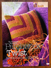 Suzanne Kirkland knitting pattern aran log cabin stripe pattern cushion