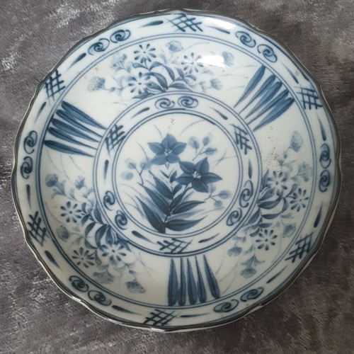 Japanese porcelain small plate - porcelain,
