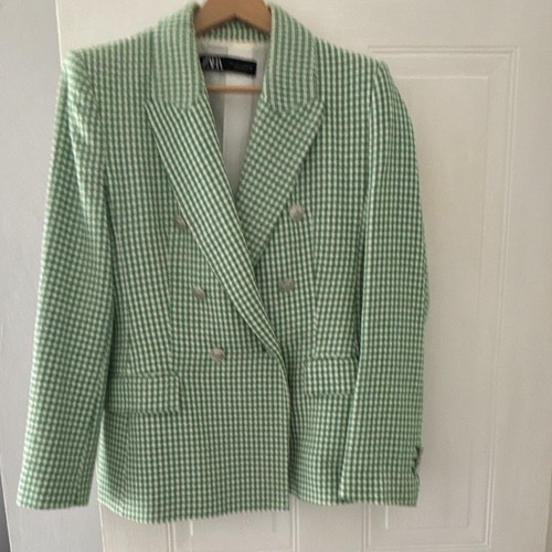 Zara women green white - &,