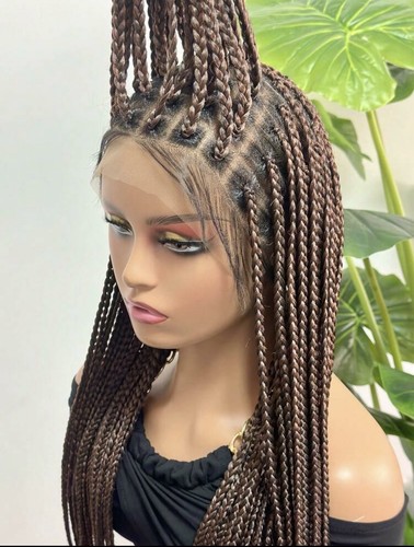 Full lace braided wig - full, knotless