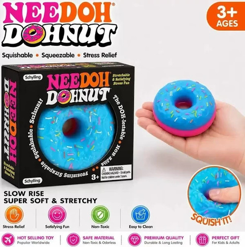 Needoh squishy donut toy - needoh,